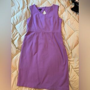 Talbots Lilac Sheath Dress in size 8